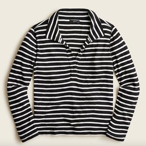 J. Crew Long Sleeve Ribbed Polo